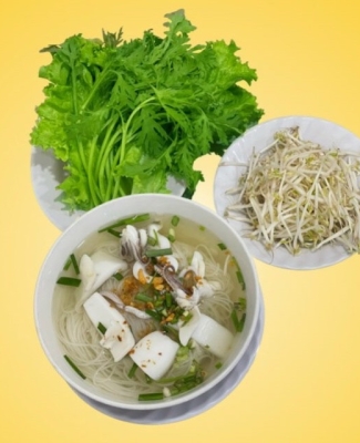 Hủ Tiếu Mực ( Khô/ Nước)